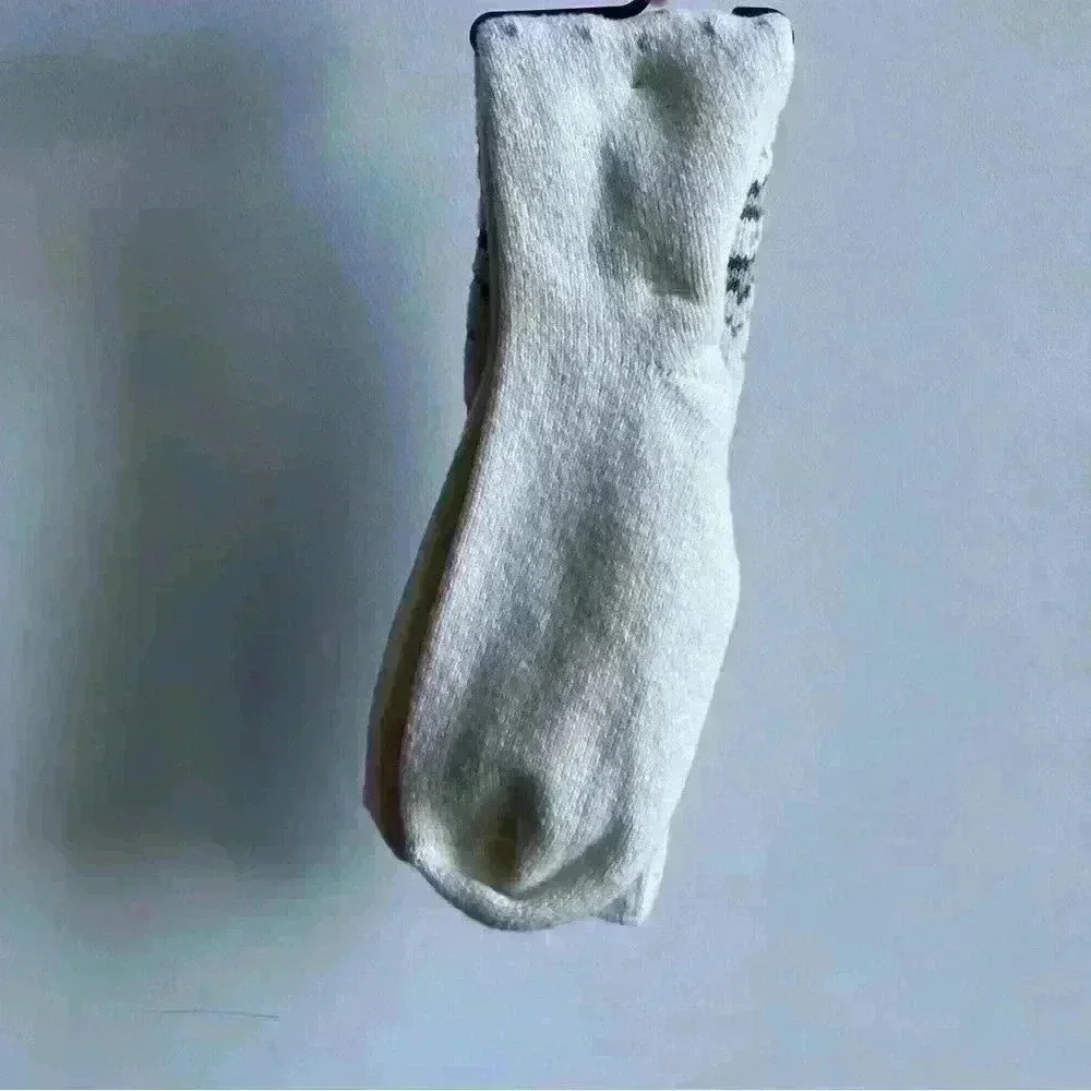 NWT Muk Luk White Ivory Retro Knee High Socks 6-11 - Socks Gift Idea - Picture 5 of 9